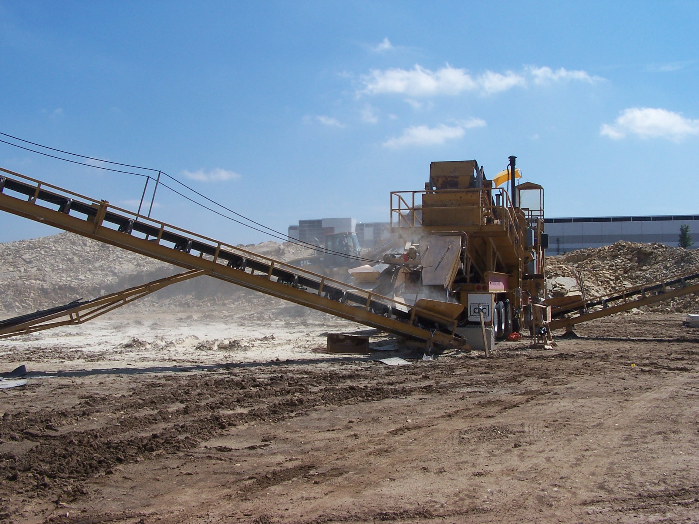 Concrete Crushing J&S Construction Sewer and Water, Inc.